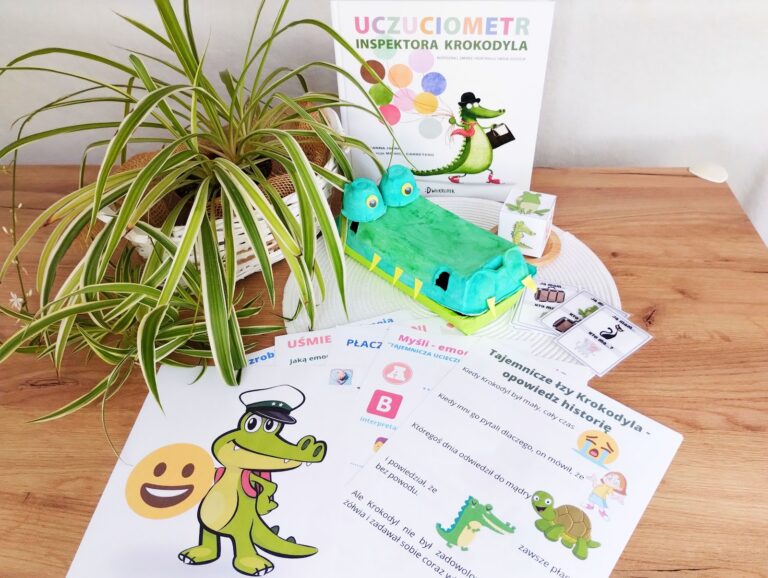 Karty Pracy do książki „Uczuciometr Inspektora Krokodyla” (emocje)